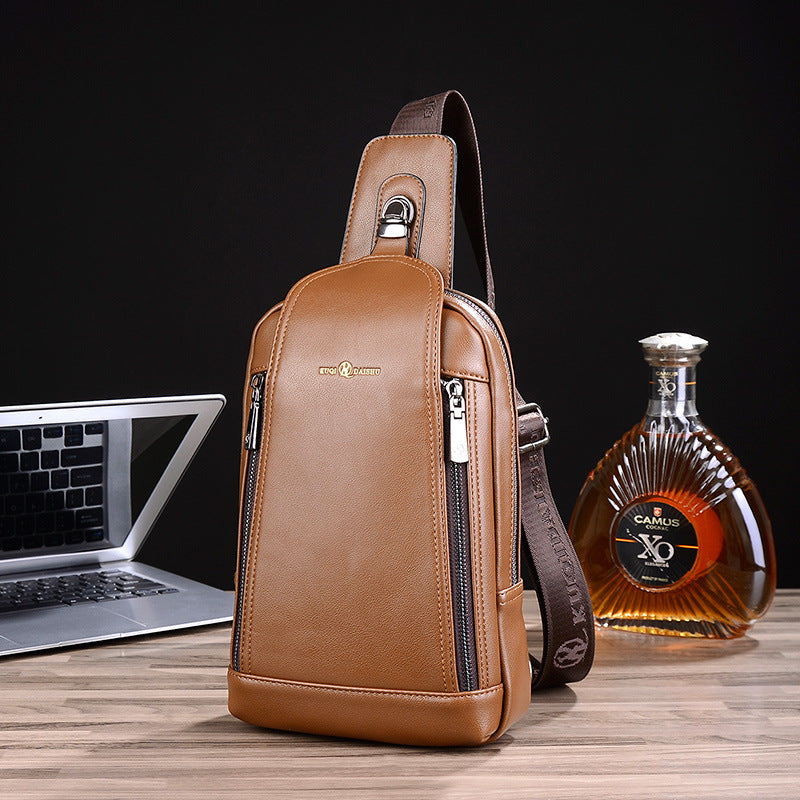 Men's Cool Kangaroo Spring Fashion Slanted Support Men's Chest Bags