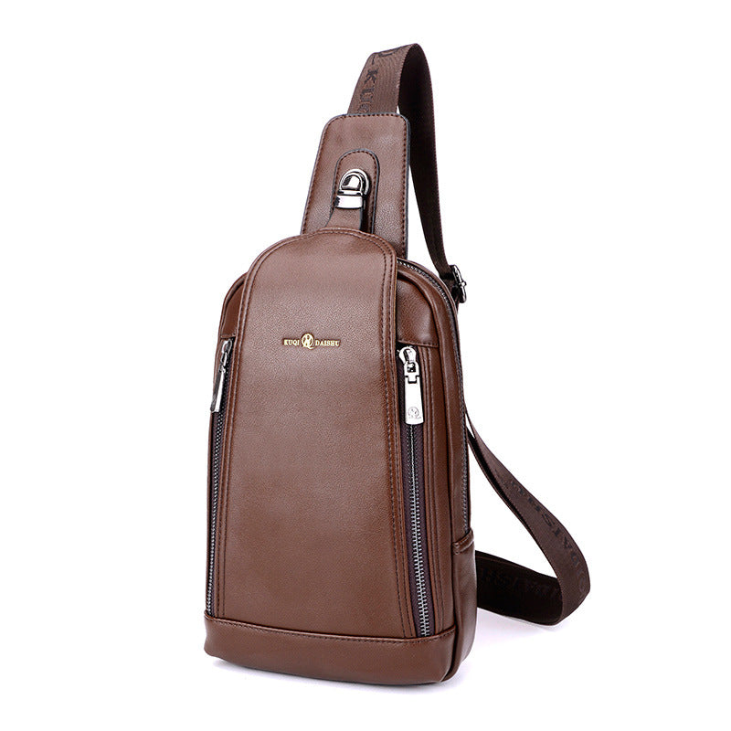 Men's Cool Kangaroo Spring Fashion Slanted Support Men's Chest Bags