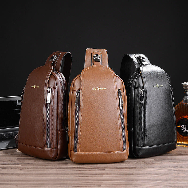Men's Cool Kangaroo Spring Fashion Slanted Support Men's Chest Bags