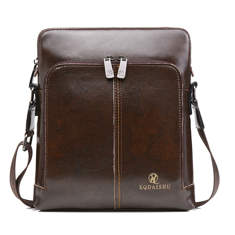 Men's Leather Fashion Vertical Oem Gift Customization Men's Shoulder Bags