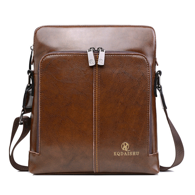 Men's Leather Fashion Vertical Oem Gift Customization Men's Shoulder Bags