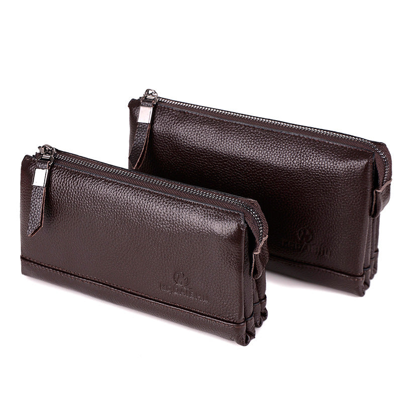 Men's Cool Kangaroo Large Capacity Genuine Leather Men's Handbags