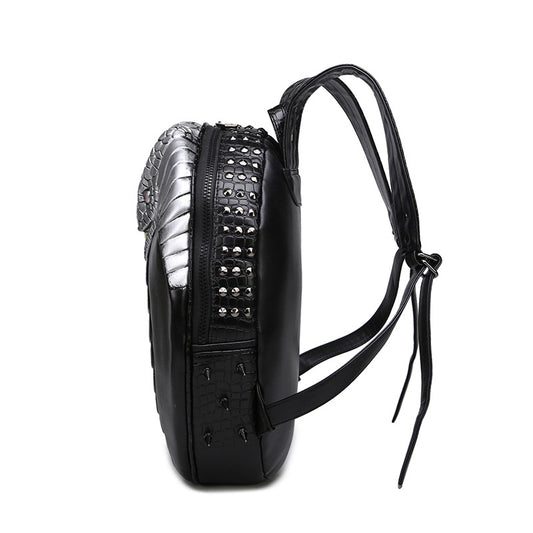 Women's & Men's & Cool Snake King Personalized Ding Backpacks