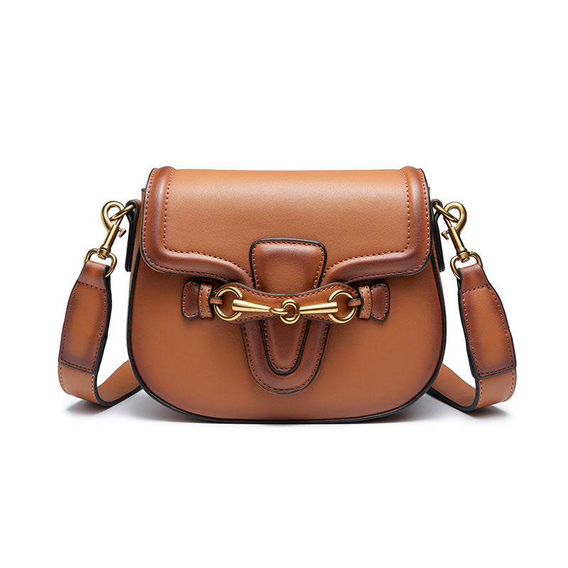 Women's Trendy Durable Retro Strap Saddle Crossbody Bags