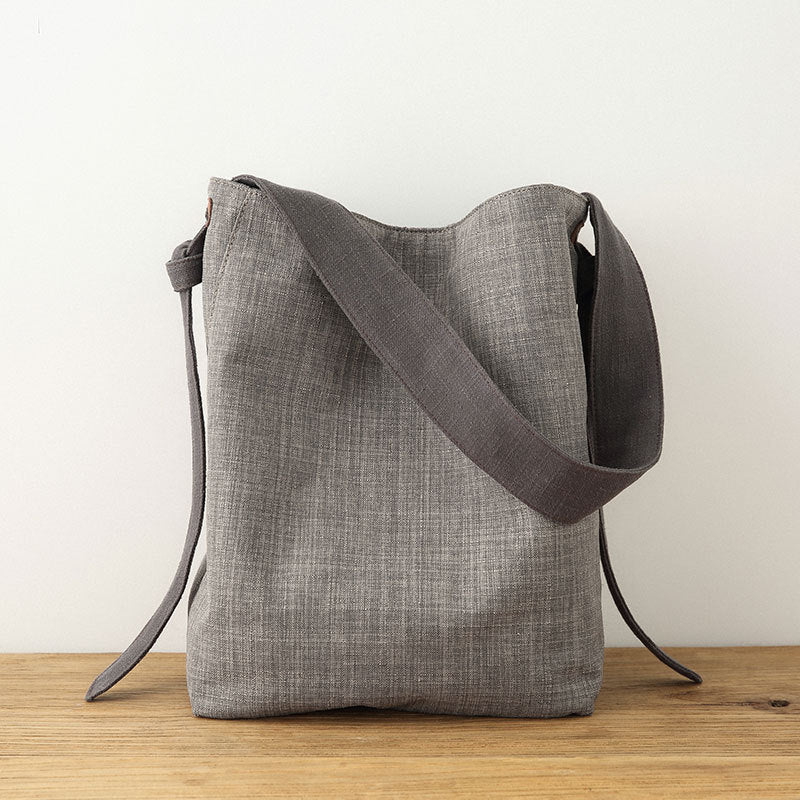 Women's Canvas Cotton Linen Simple Retro Literary Shoulder Bags