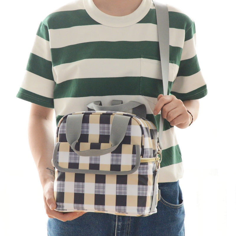 Mummy Plaid Large Capacity Go Out Bags