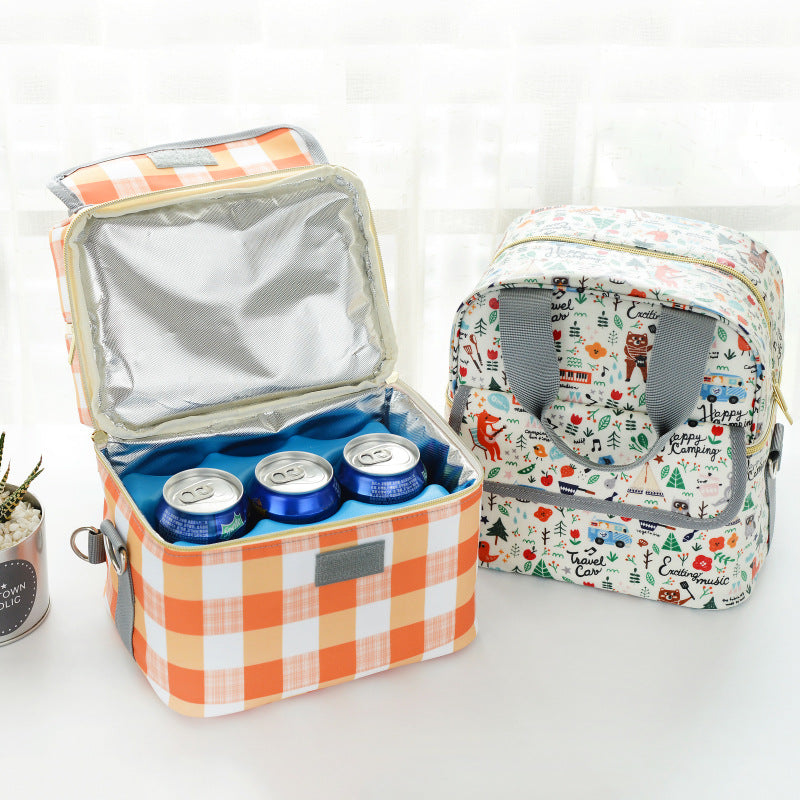Mummy Plaid Large Capacity Go Out Bags