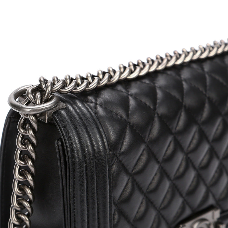 Women's Elegant Authentic Leather Sheepskin Texture Hot Mom Versatile Personality Bags