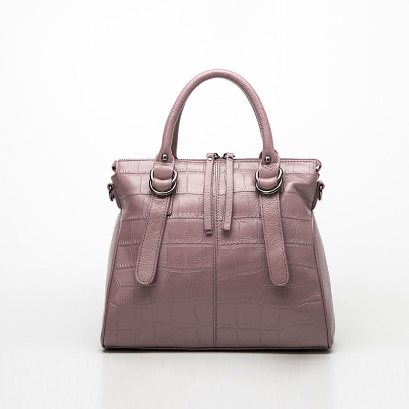 Women's Genuine Leather Crocodile Pattern First Layer Shoulder Bags