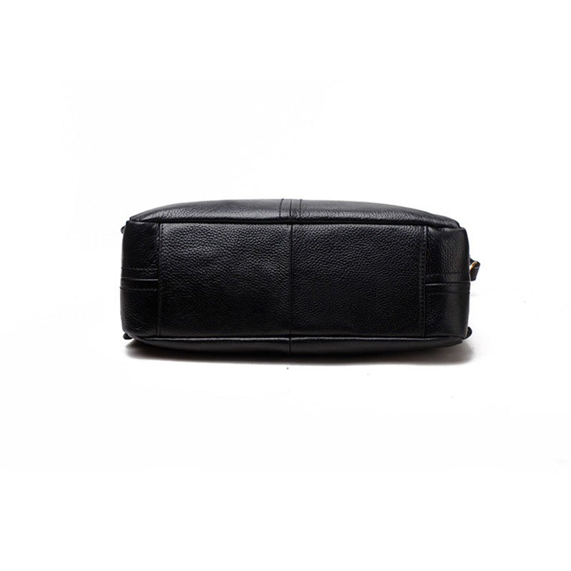 Women's Fashion Top Layer Cowhide Leather Tassel Bags