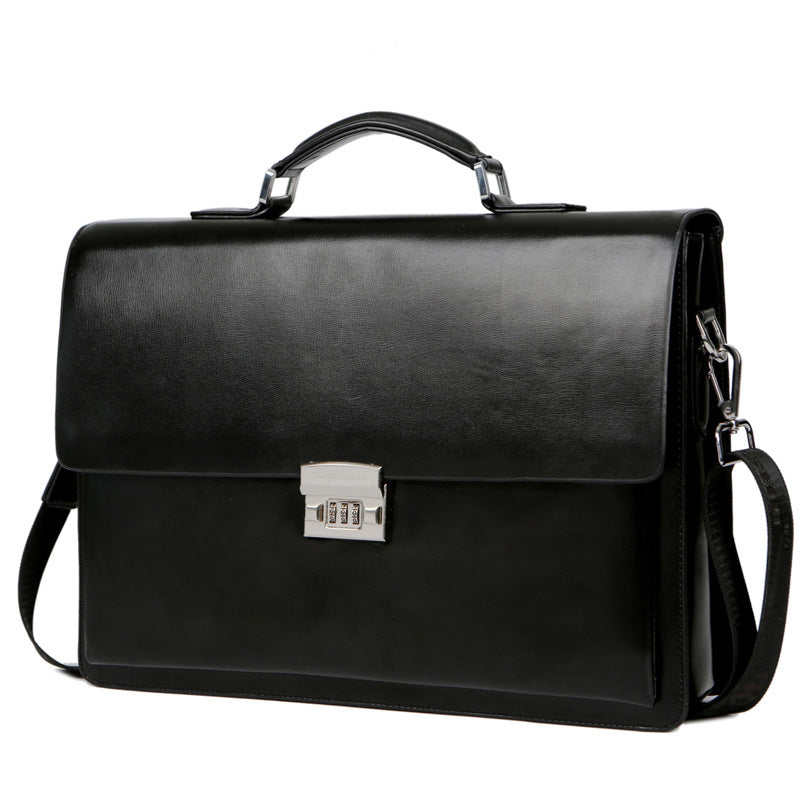 Men's Business Horizontal Password Large Capacity Men's Briefcases
