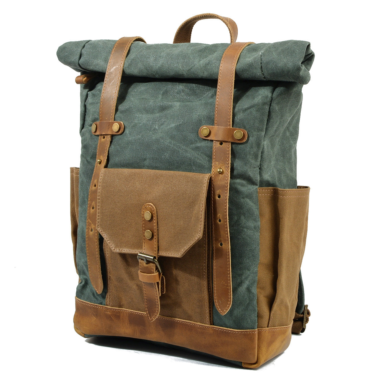 Men's Waterproof Canvas Large Capacity Vintage Batik Travel Bags
