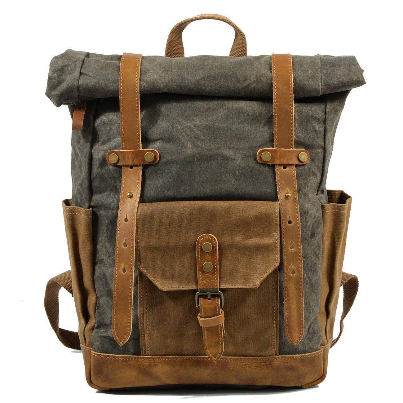 Men's Waterproof Canvas Large Capacity Vintage Batik Travel Bags