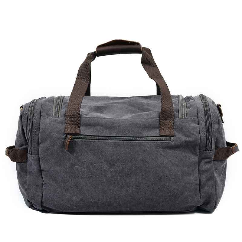 Men's Horse Leather Canvas Traveling Portable Large Capacity Travel Bags