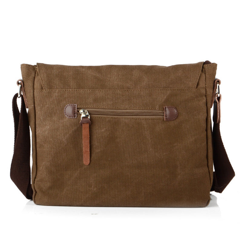Men's Fashion Canvas Commuter Retro Computer Men's Messenger Bags