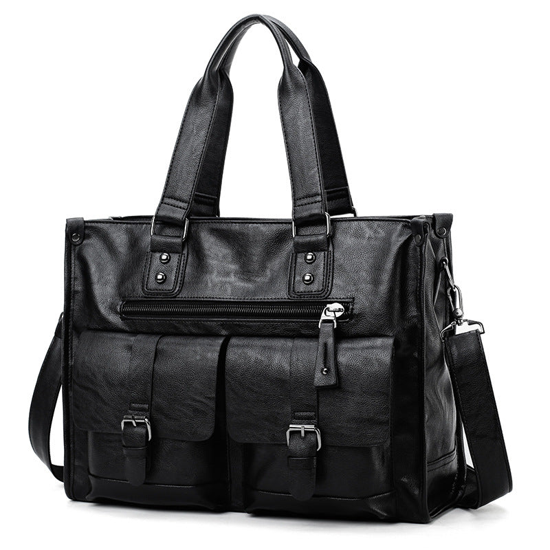 Men's Classy Korean Business Large Horizontal Travel Bags