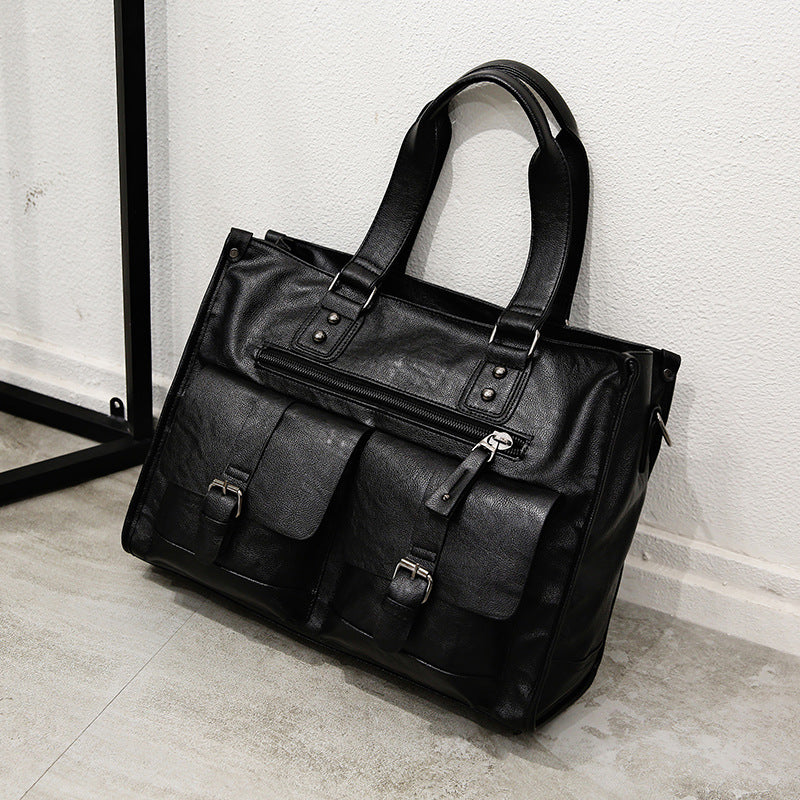 Men's Classy Korean Business Large Horizontal Travel Bags
