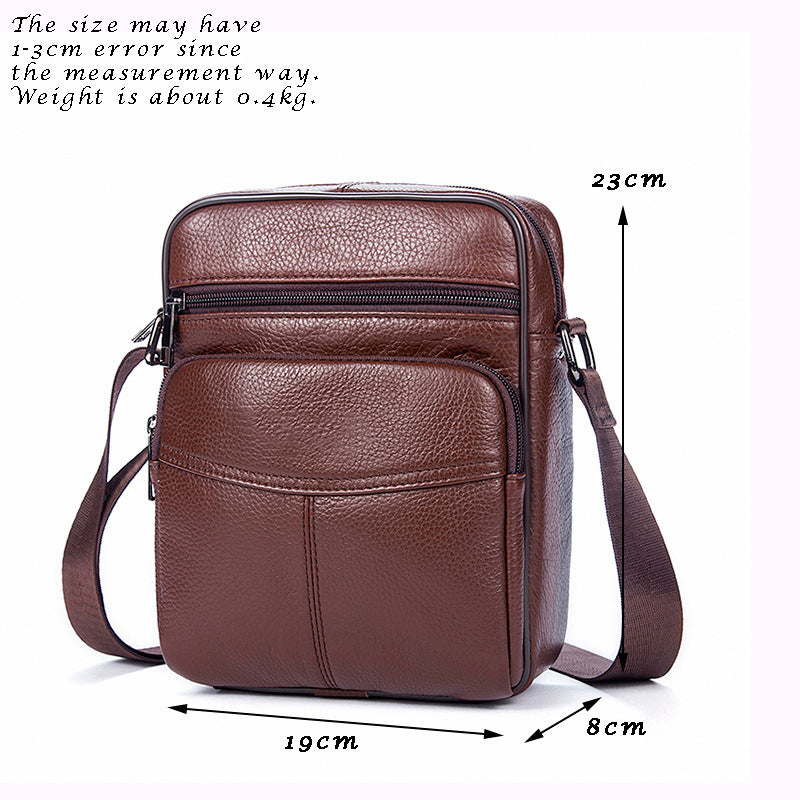 Men's Elegant Trendy Fashion Leather Retro Men's Shoulder Bags