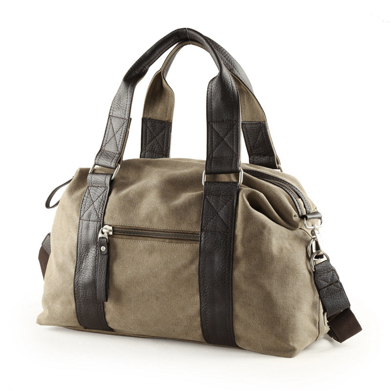 Men's Canvas Portable Large Korean Style Men's Messenger Bags