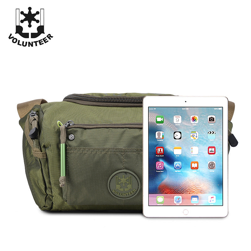 Men's Elegant Graceful Cycling Canvas Waterproof Men's Waist Packs