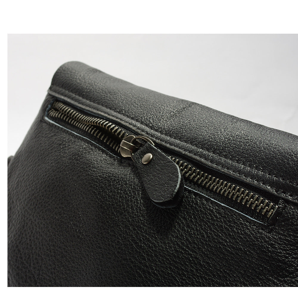 Women's Genuine Leather Super Soft Yak Black Shoulder Bags