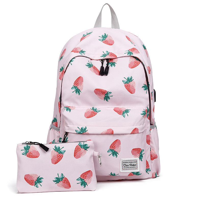 Women's Diaper Cute Mother Female Large Capacity Backpacks