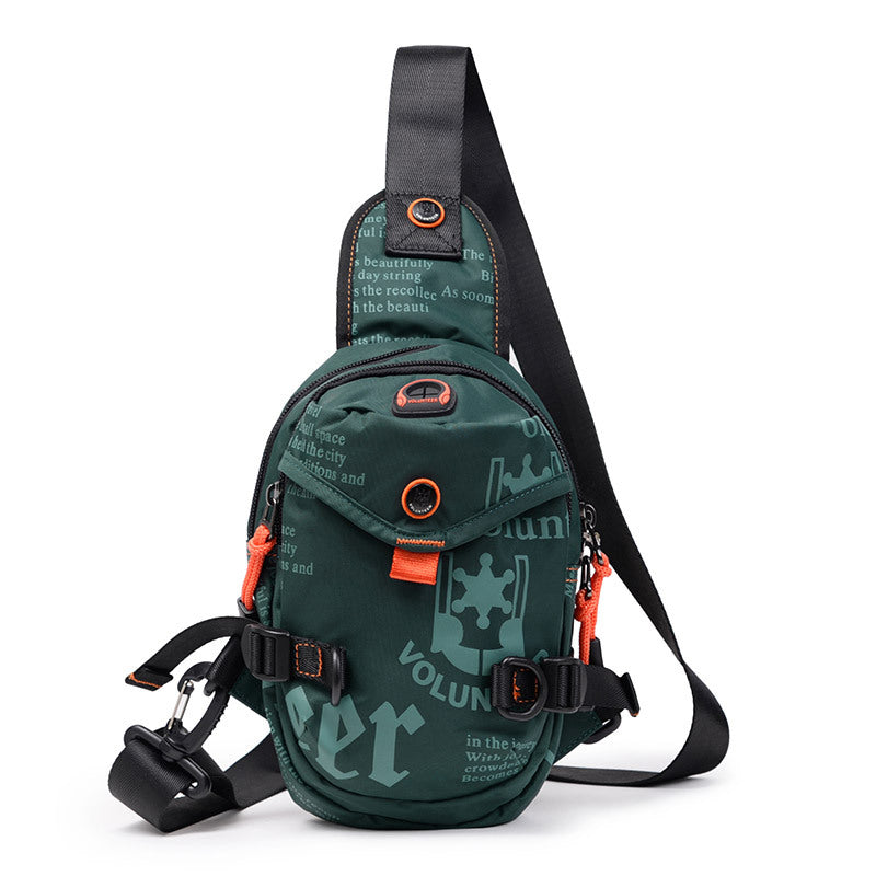 Men's Popular Unique Creative Korean Canvas Men's Chest Bags