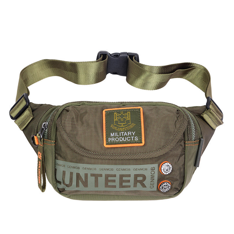 Men's Unique Slouchy Beautiful Canvas Running Men's Waist Packs