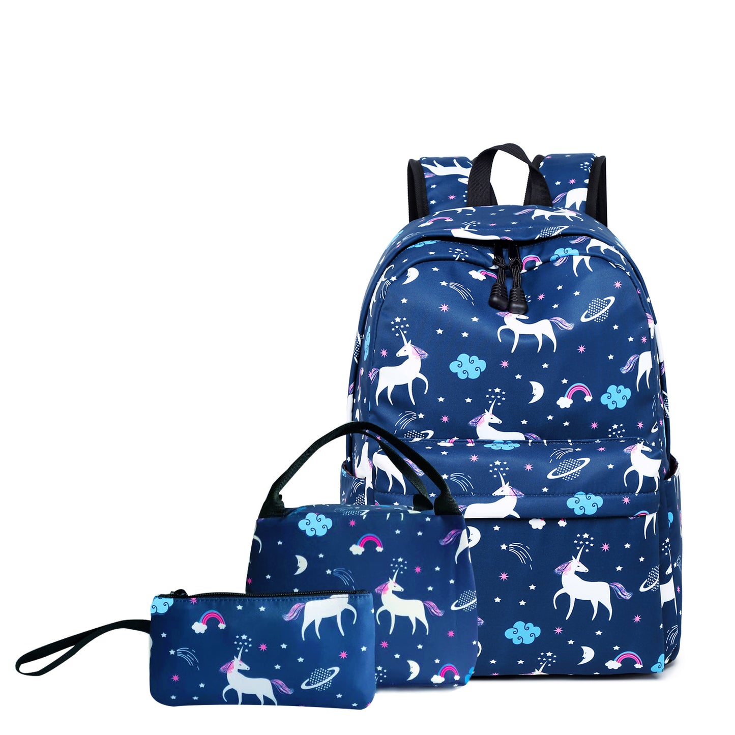 Primary Cartoon Unicorn Thermal Insulated Lunch Pencil Elementary School Students' Schoolbags