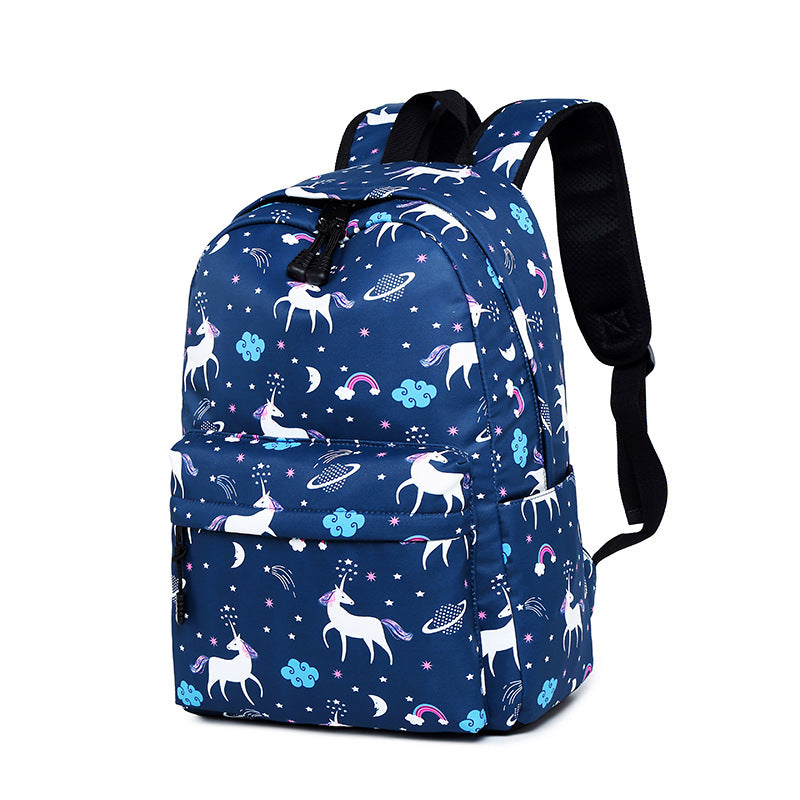 Primary Cartoon Unicorn Thermal Insulated Lunch Pencil Elementary School Students' Schoolbags