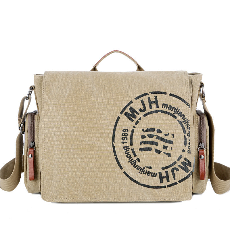 Men's Versatile Canvas Multifunctional Business Computer Bags