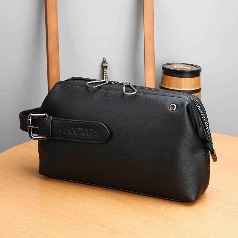Men's Clutch Large Capacity Business Trendy Soft Men's Handbags