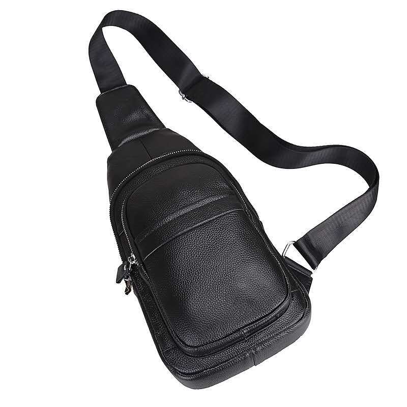 Men's Trendy Genuine Leather Korean Style First Men's Shoulder Bags