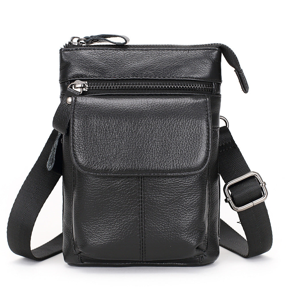 Men's Authentic Leather Mobile With Strap First Phone Bags