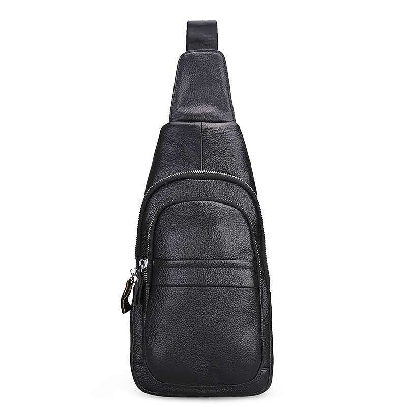 Men's Trendy Genuine Leather Korean Style First Men's Shoulder Bags