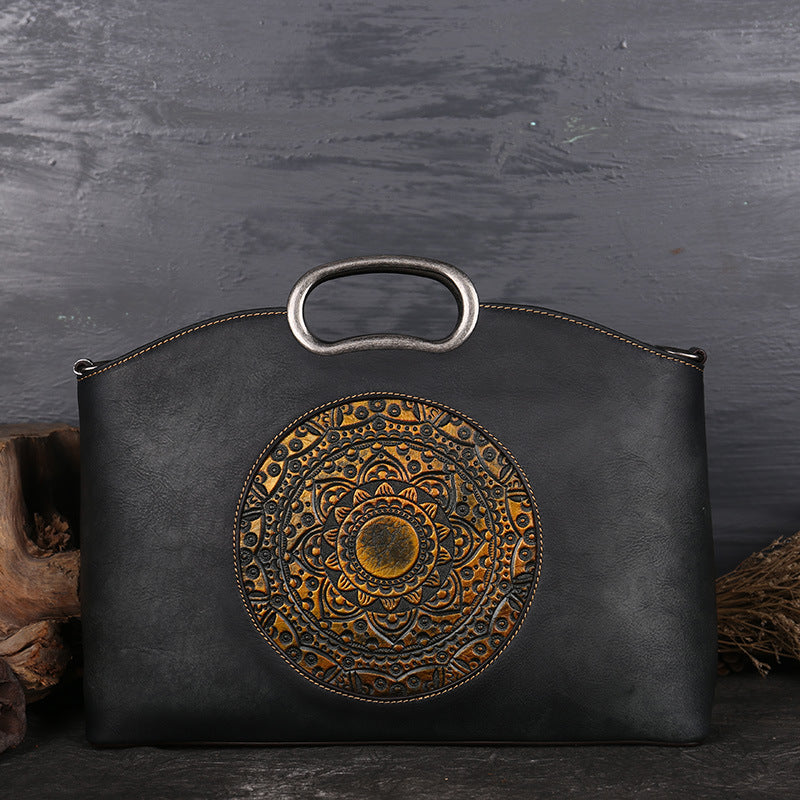 Women's Genuine Leather Fashion First Layer Cowhide Shoulder Bags