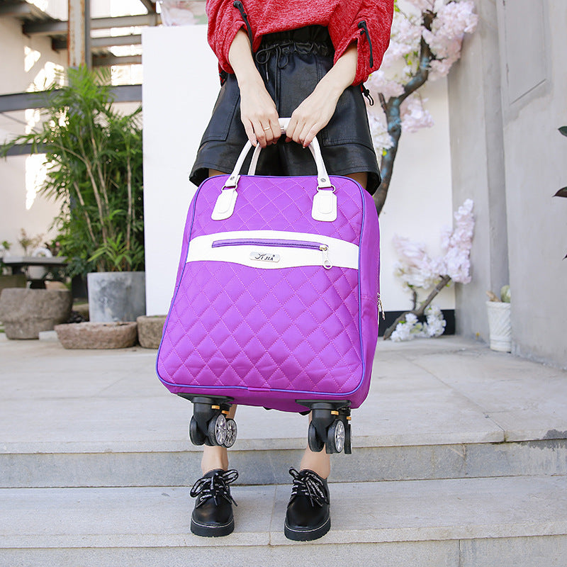 Women's Large Capacity Portable Korean Short-distance Boarding Travel Bags