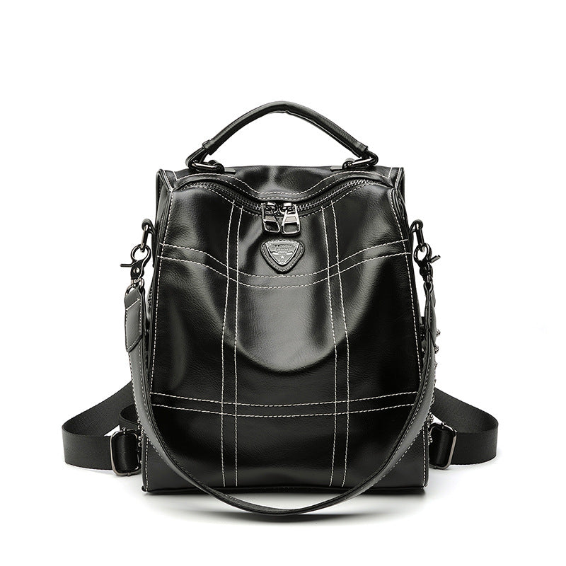 Women's Super Popular Soft Leather Vintage Korean Backpacks