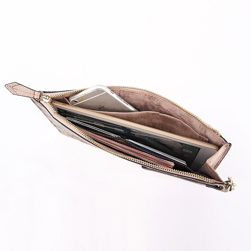 Women's Clutch Zip Envelope Mobile Fashion Handbags