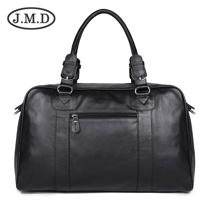 Men's Top Layer Oil Wax Skin Short Travel Bags