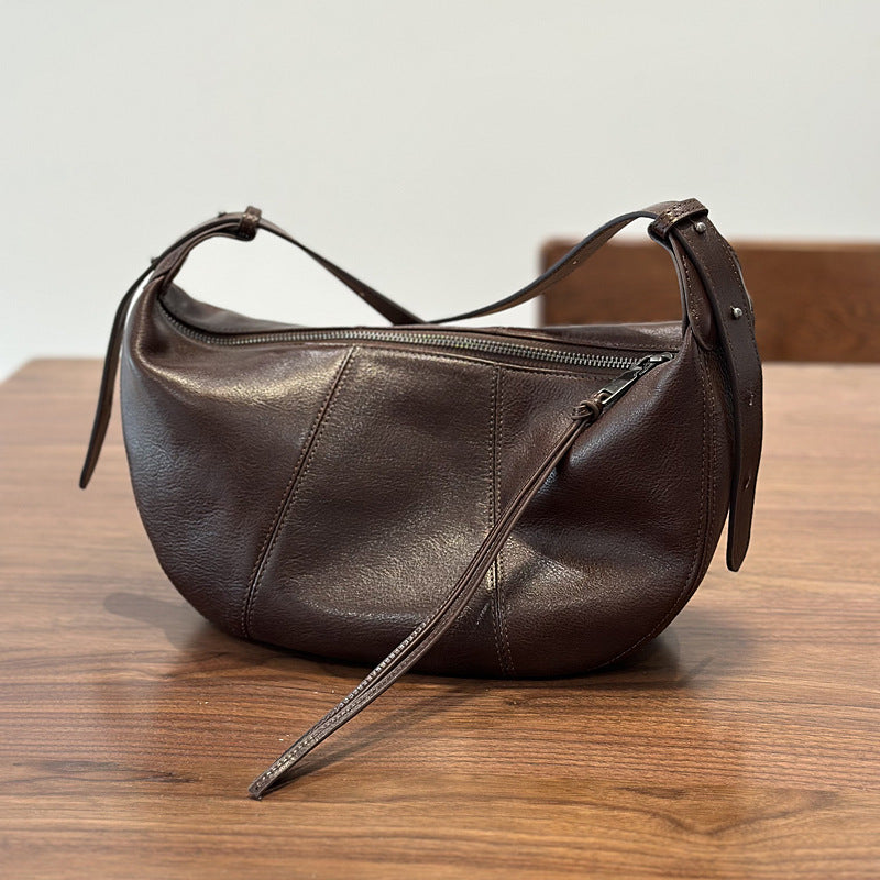 Women's First Layer Cowhide Selenodont High Sense Crossbody Bags