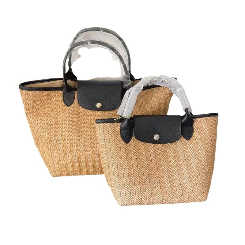 Straw Woven Dumpling Large Size Portable Summer Handbags
