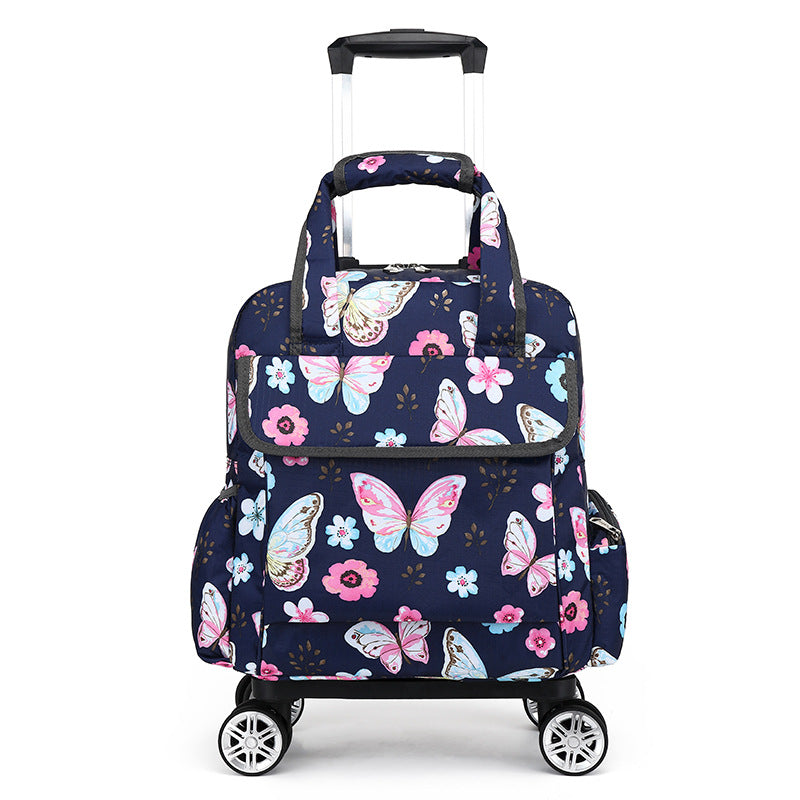 Trendy Foldable Mini Portable Boarding Cloth Travel Bags