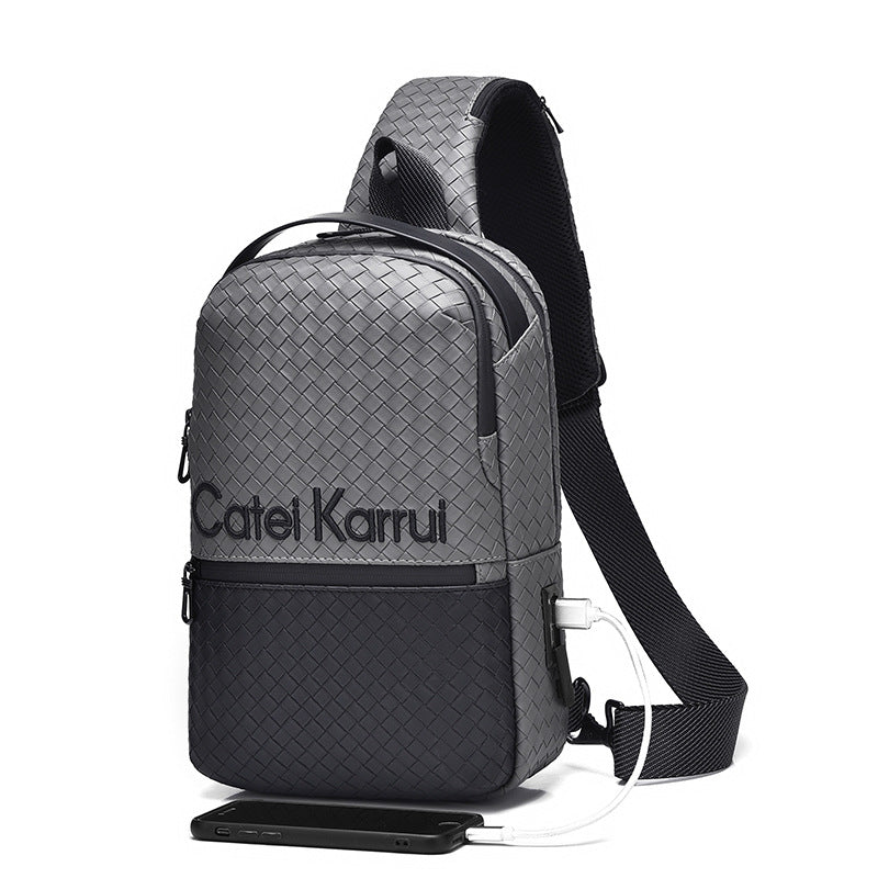 Men's Cool Versatile Classy Waterproof Trend Men's Chest Bags
