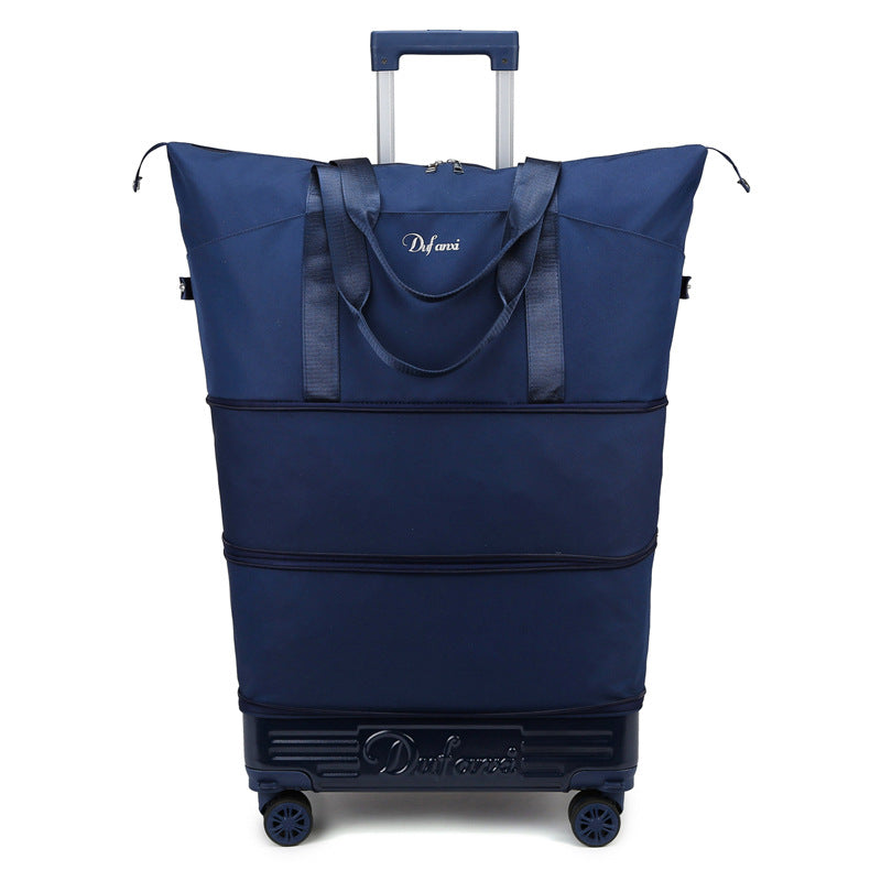 Expandable Large Capacity Lightweight Boarding Solid Color Travel Bags