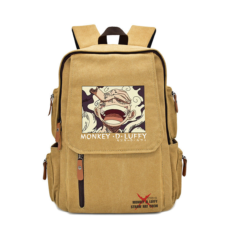 Fire Shadow Totoro One Piece Large Backpacks