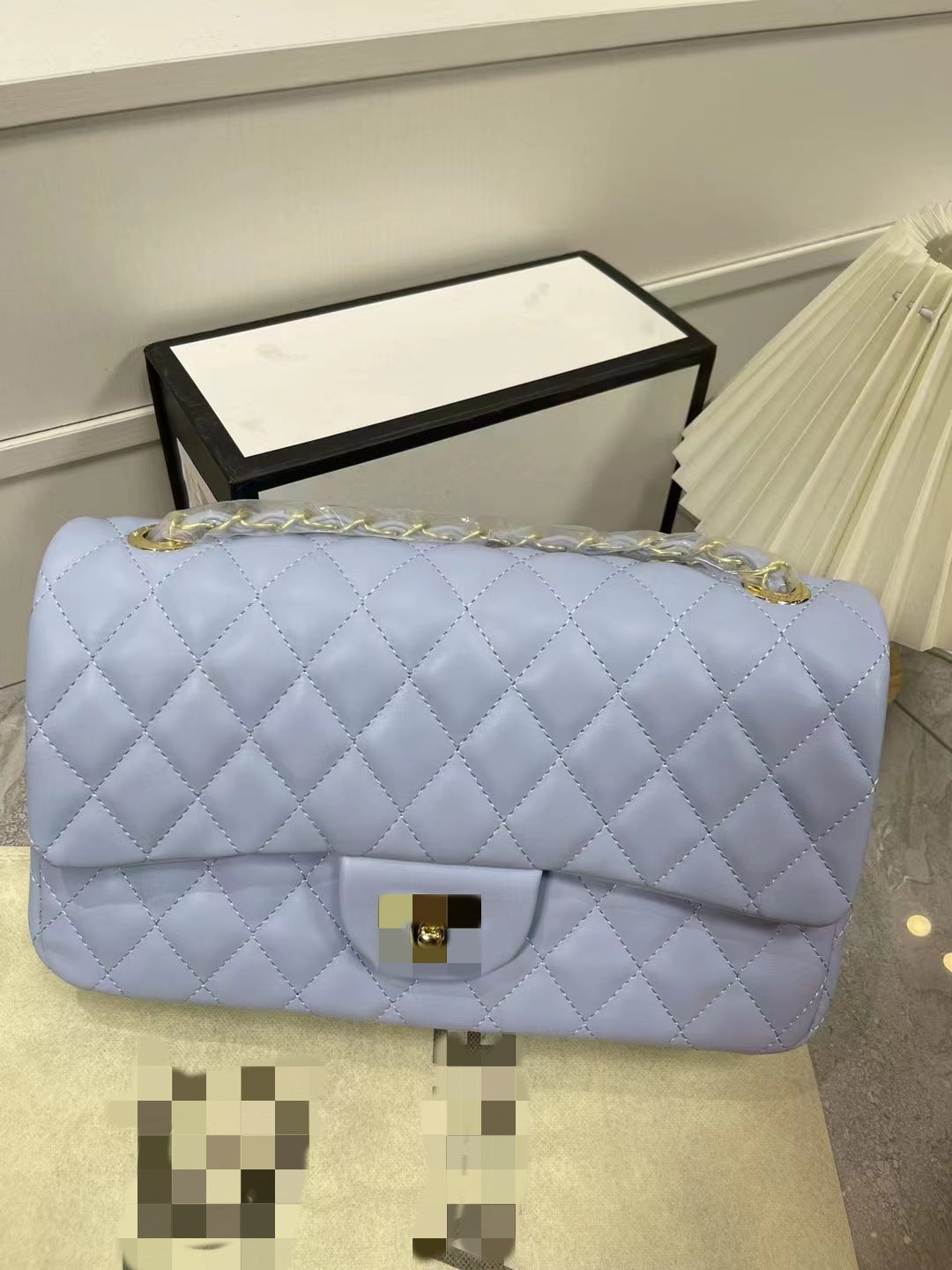 Women's High-grade Classic Style Sheepskin Pattern Rhombus Small Square Bags