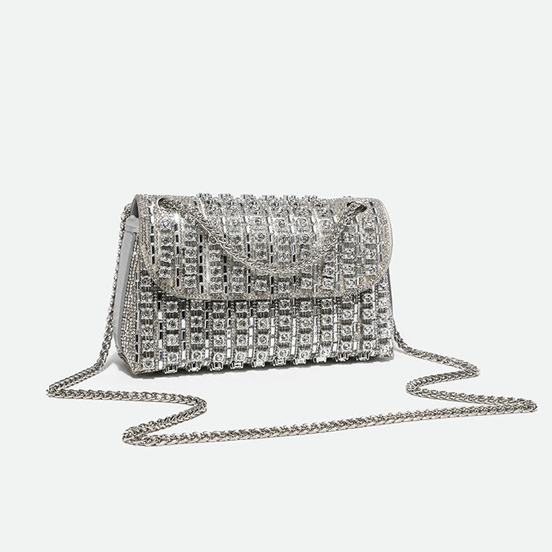 Women's Design Dinner Underarm Full Diamond Dionysian Shoulder Bags