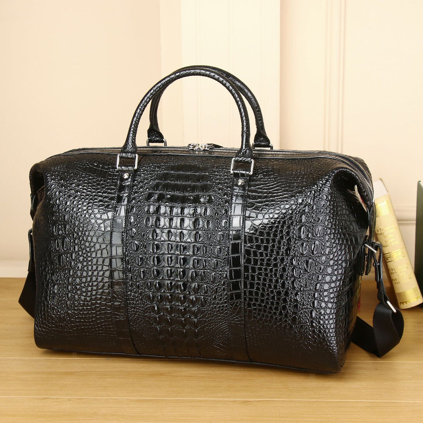 Men's Pattern Traveling Large Capacity Clutch Business Travel Bags