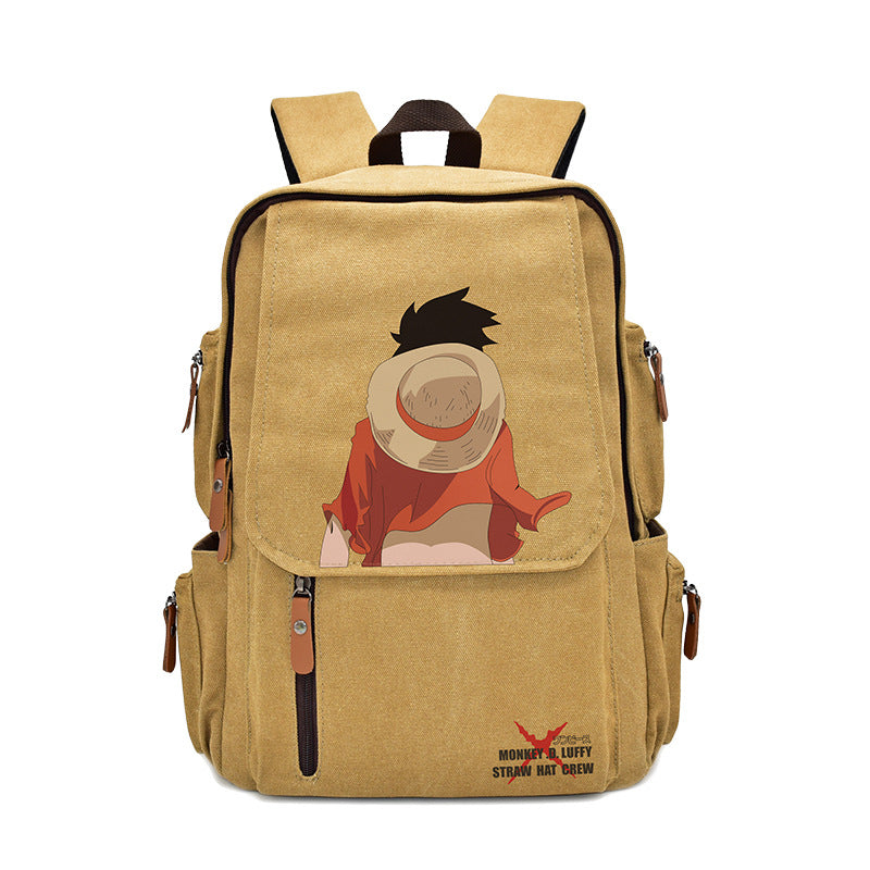 Fire Shadow Totoro One Piece Large Backpacks